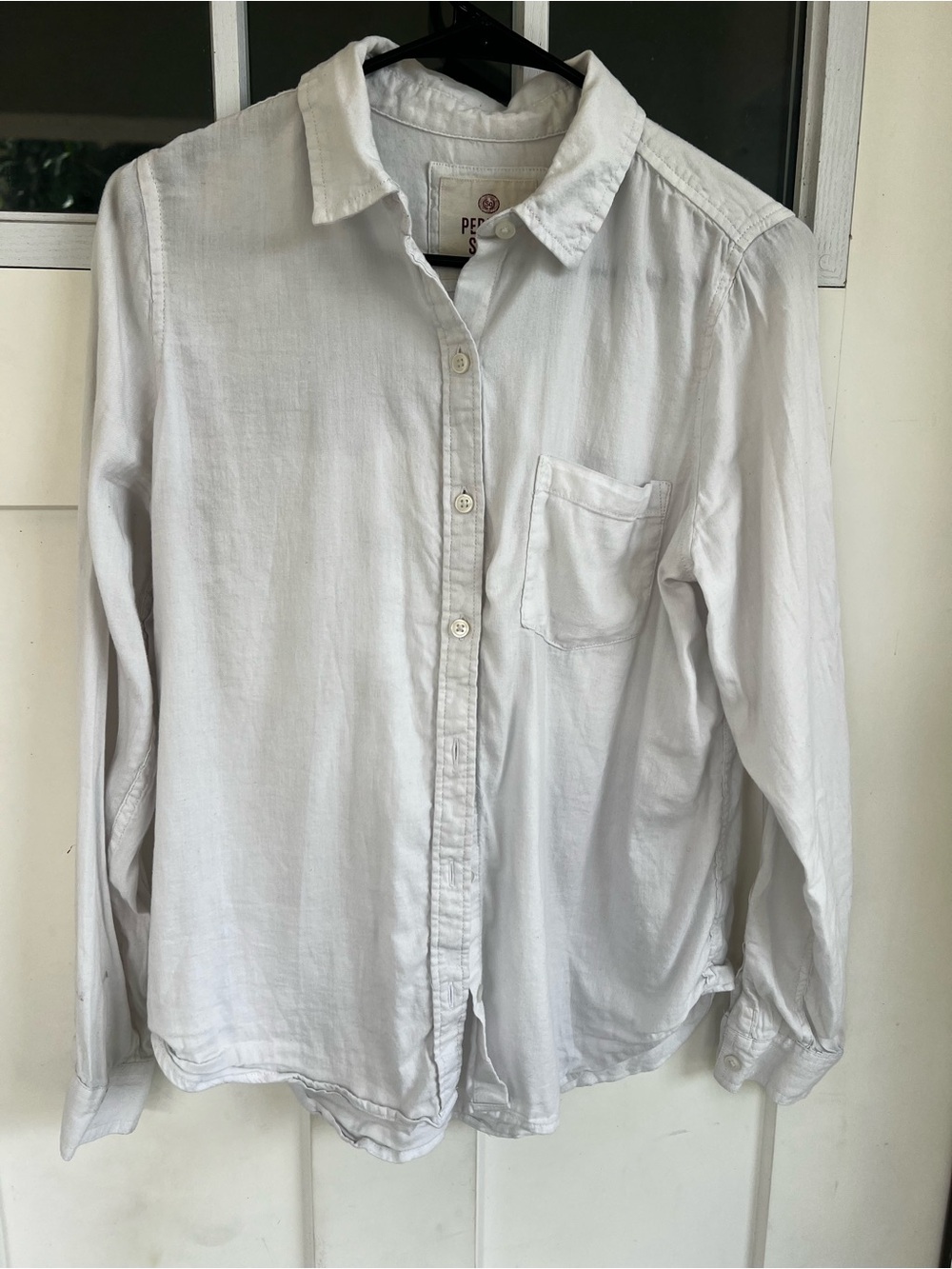 SO White Men's Casual Button-Down Shirt